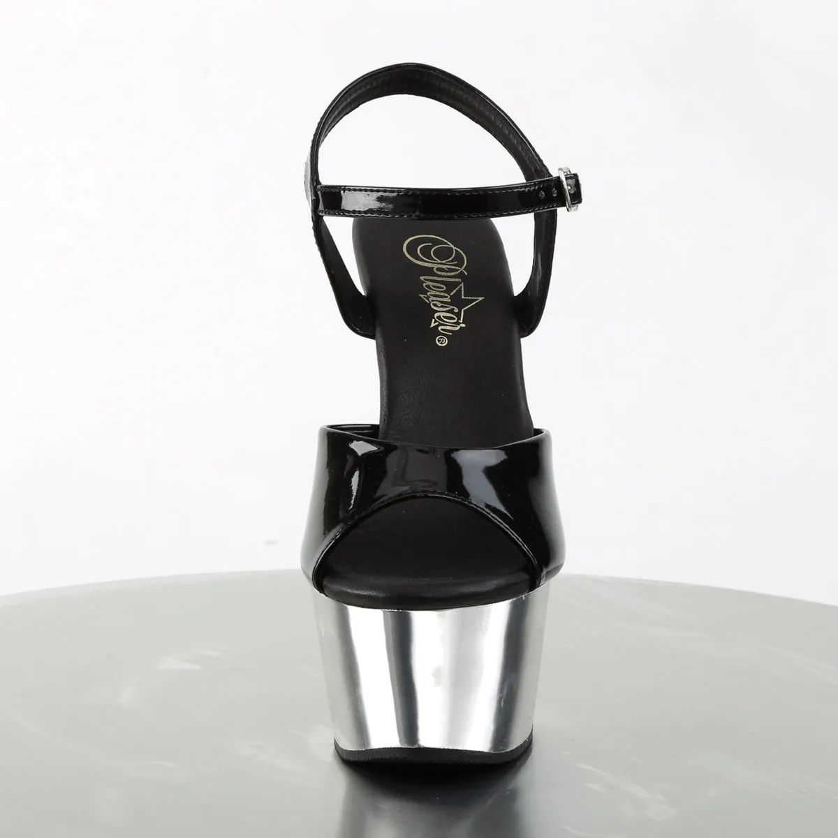 ASPIRE-609 Blk Pat/Slv Chrome
