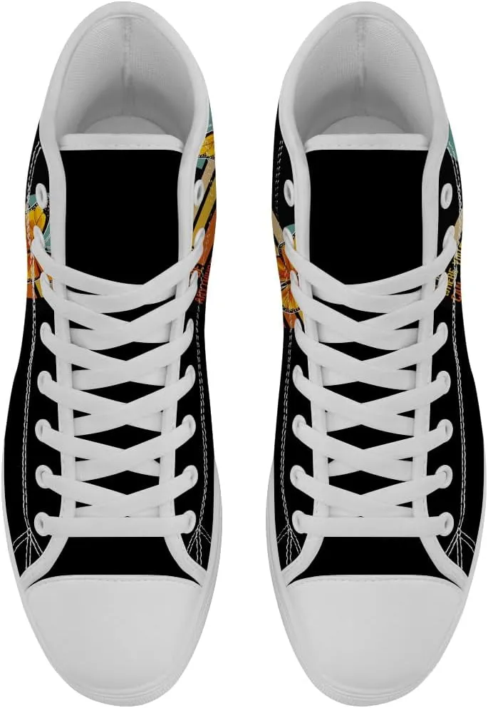 Autism Awareness High Top Shoes Womens Mens High Top Canvas Sneakers Casual Shoes Gifts for Men Women