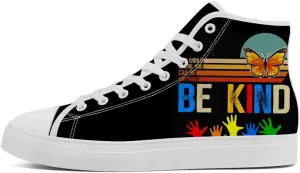 Autism Awareness High Top Shoes Womens Mens High Top Canvas Sneakers Casual Shoes Gifts for Men Women