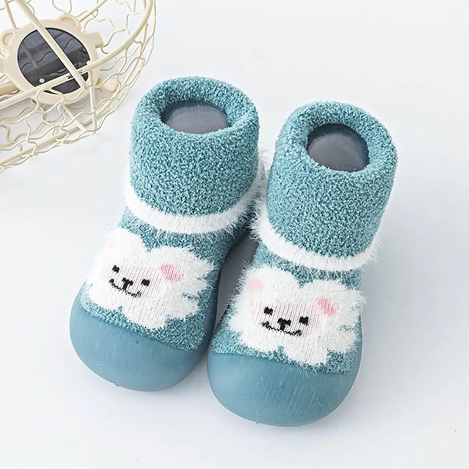 Baby Girl Shoes,Infant Boys Girls Animal Cartoon Socks Shoes Fleece WarmThe Floor Socks Non Slip Prewalker Shoes