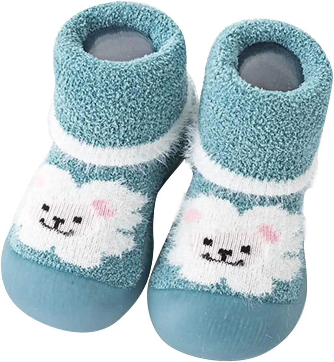 Baby Girl Shoes,Infant Boys Girls Animal Cartoon Socks Shoes Fleece WarmThe Floor Socks Non Slip Prewalker Shoes