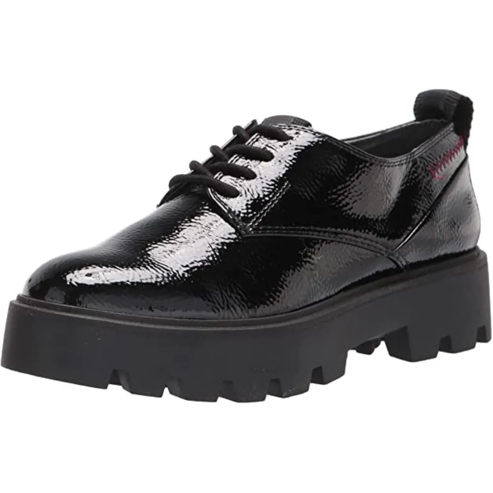 Balinlaced Black Patent Leather Franco Sarto Oxfords