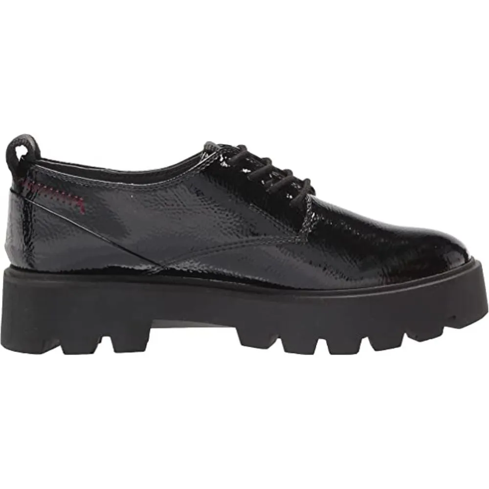 Balinlaced Black Patent Leather Franco Sarto Oxfords