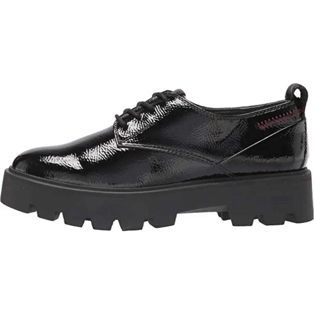 Balinlaced Black Patent Leather Franco Sarto Oxfords