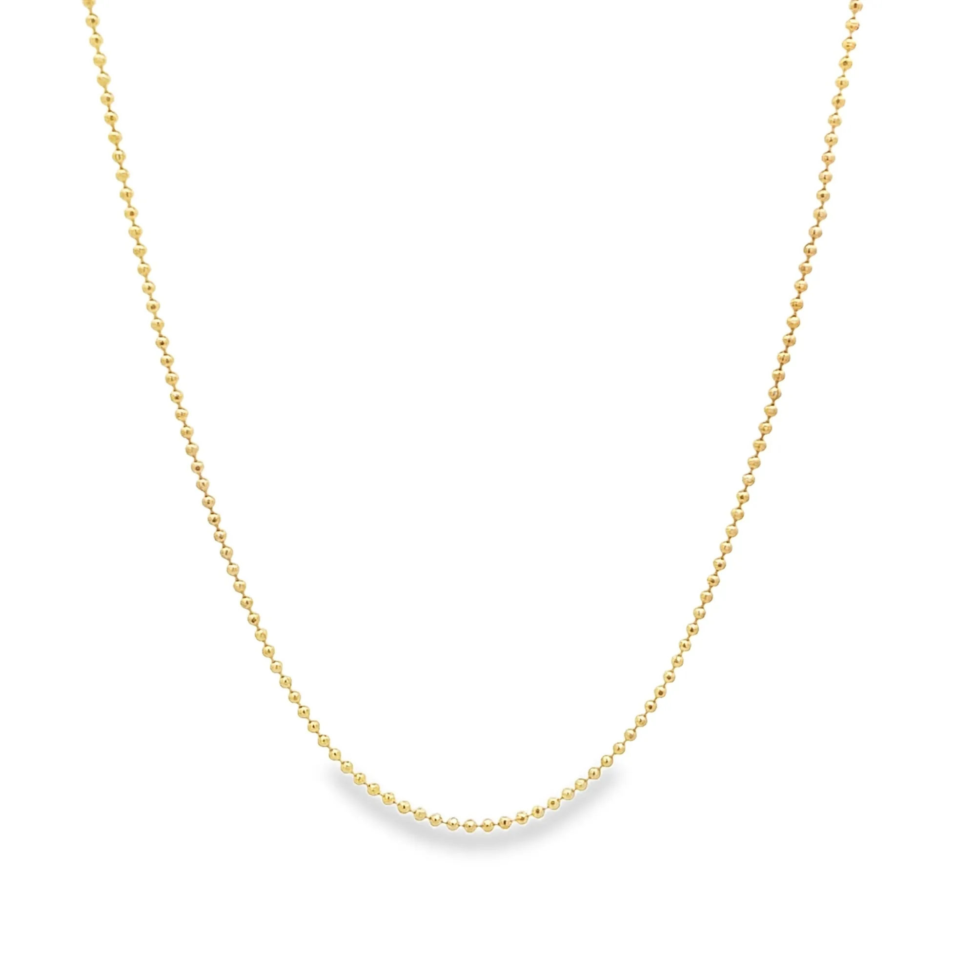 Ball Chain Diamond Cut 1mm (F262)