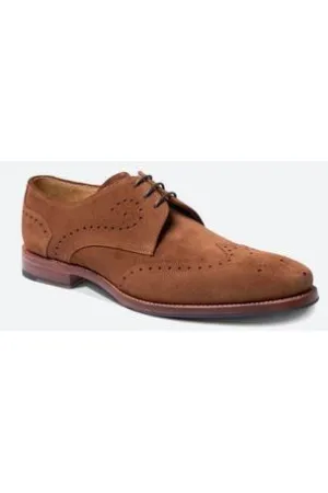 Barker George in Brown old snuff suede