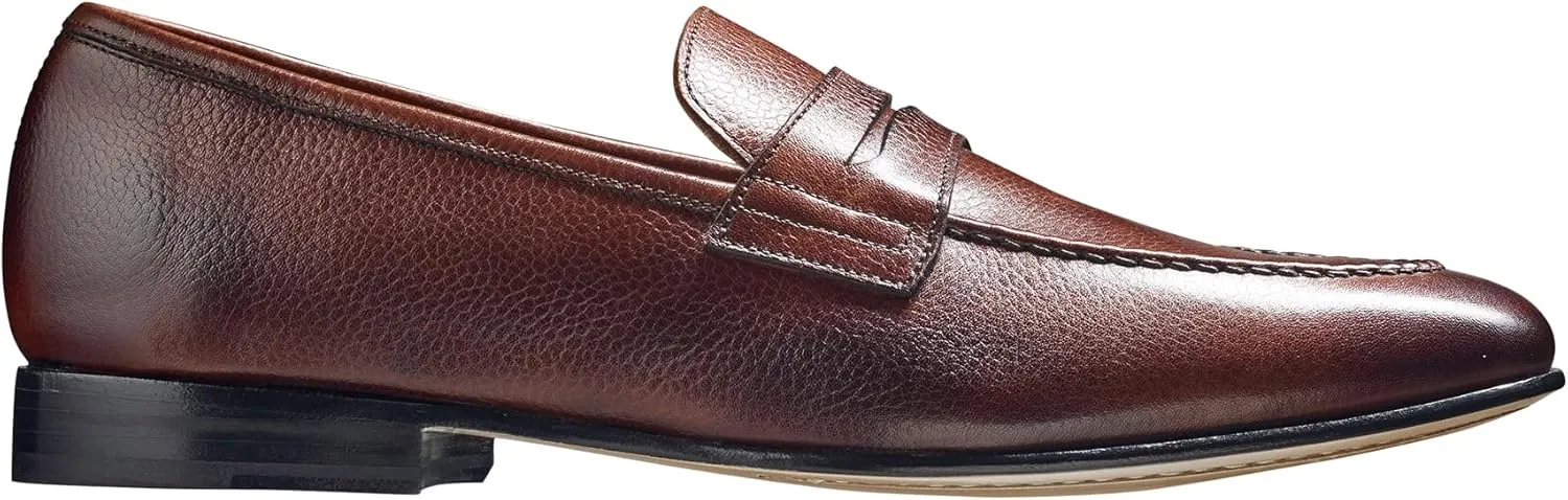 BARKER Ledley Handcrafted Men's Leather Loafers - Classic Slip-On Shoes for Casual & Formal Style