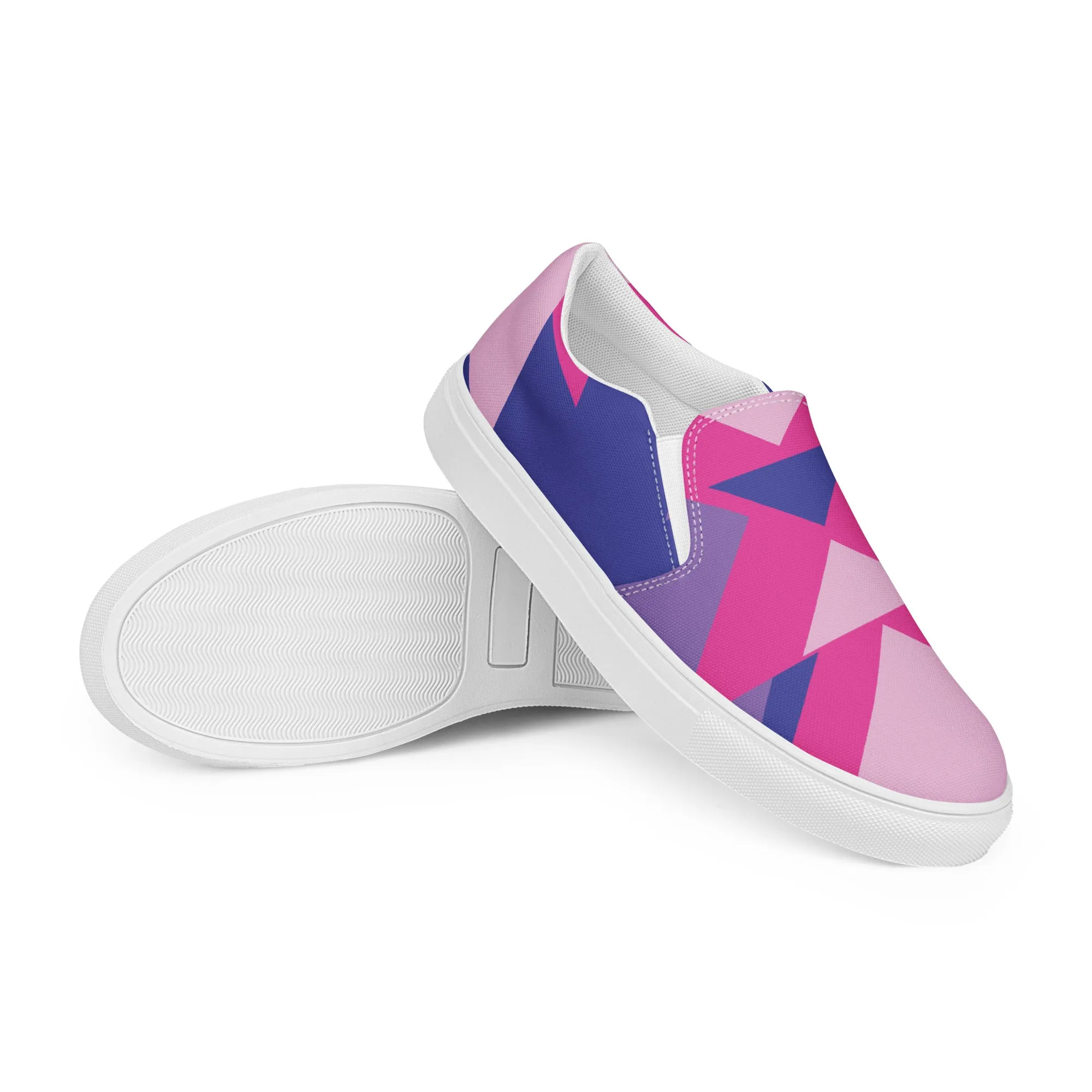 BE BRAVE Men’s Slip-On Canvas Shoes (Bubble Gum)