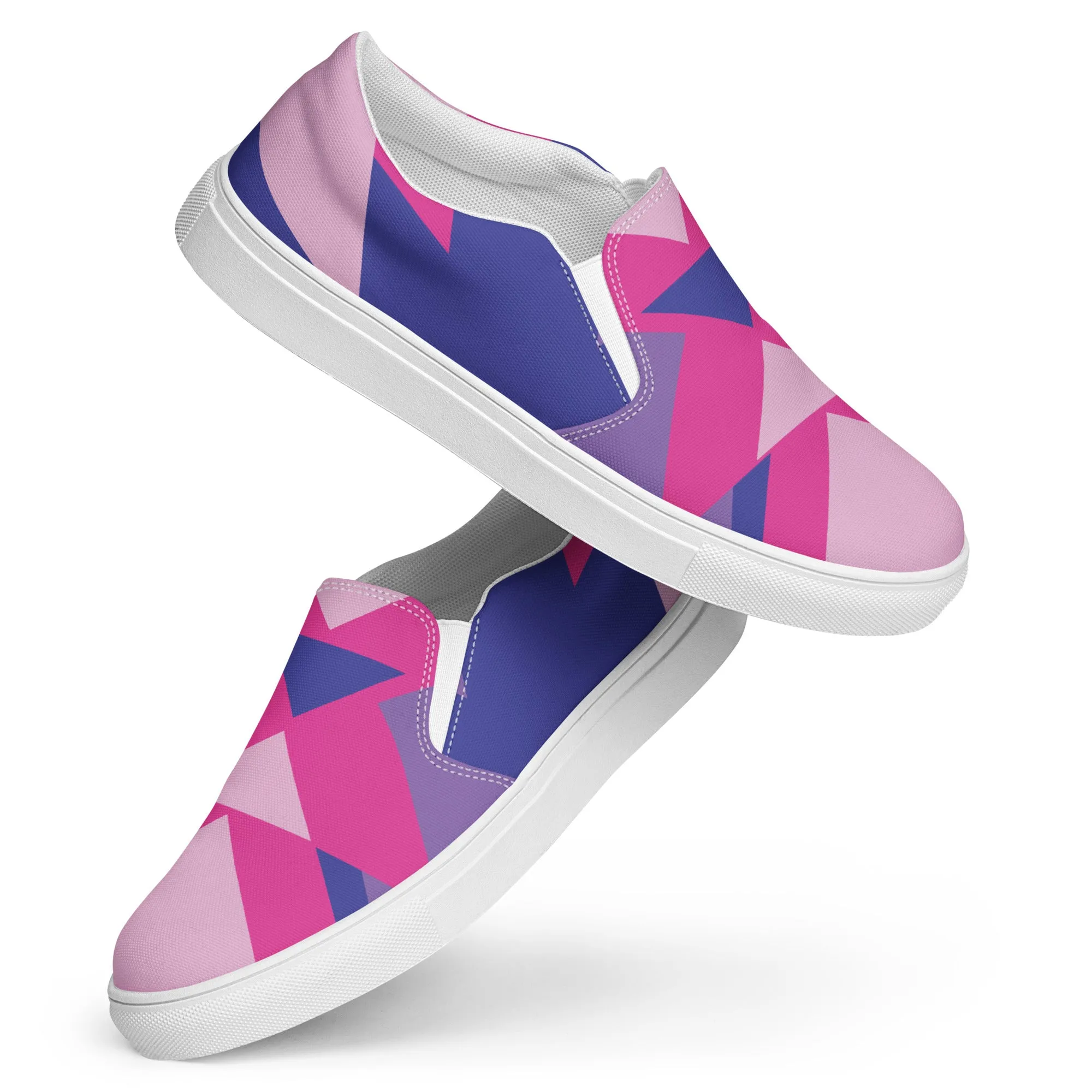 BE BRAVE Men’s Slip-On Canvas Shoes (Bubble Gum)