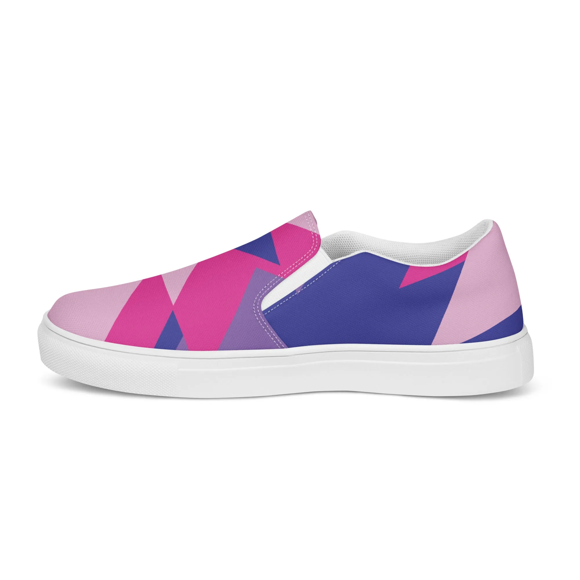 BE BRAVE Men’s Slip-On Canvas Shoes (Bubble Gum)