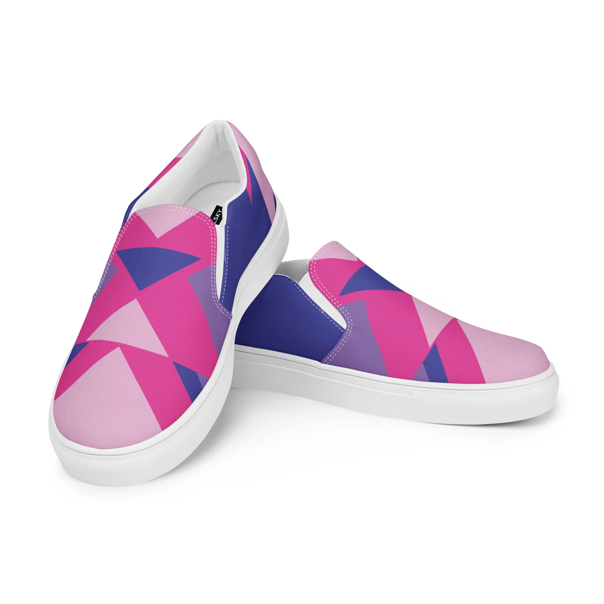 BE BRAVE Men’s Slip-On Canvas Shoes (Bubble Gum)
