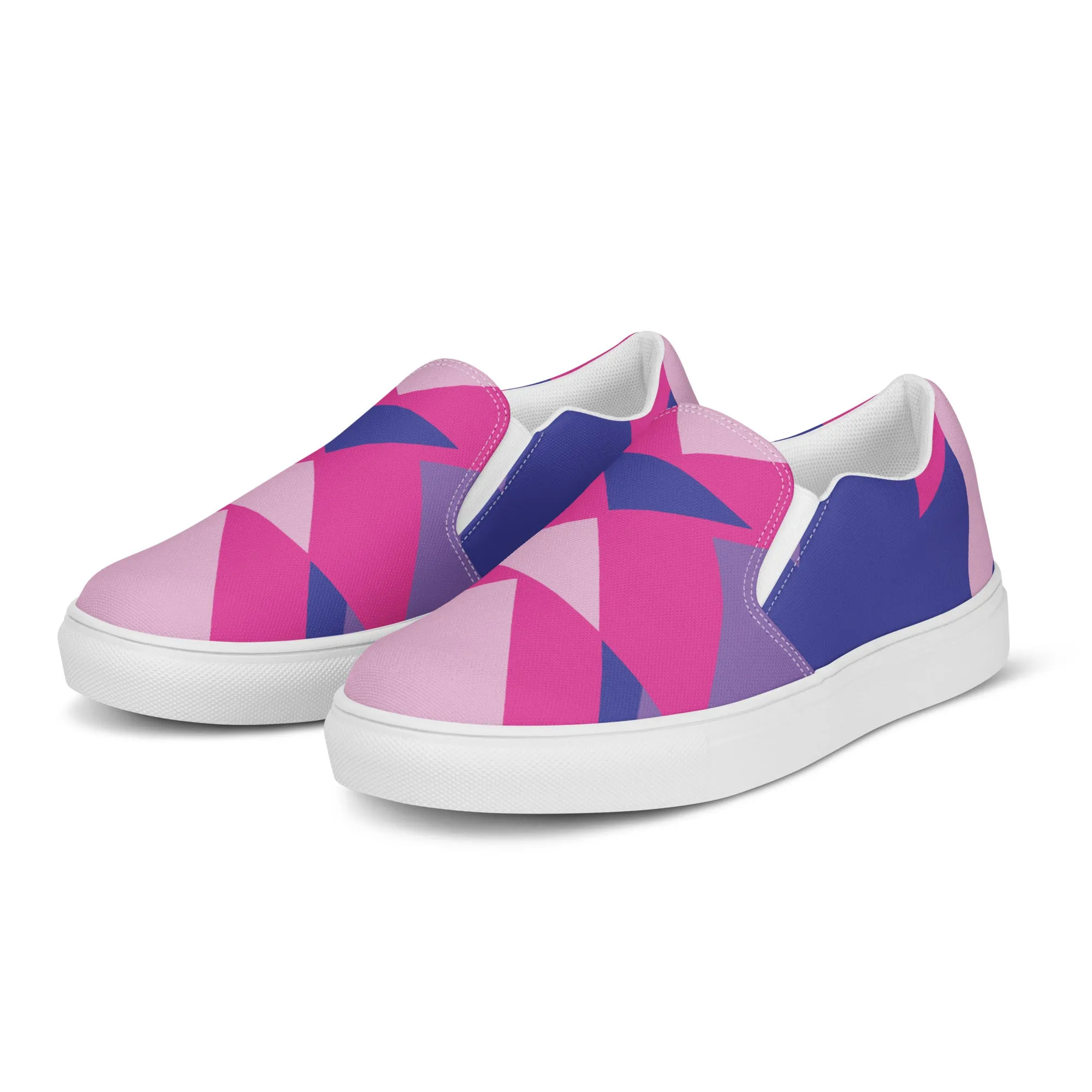 BE BRAVE Men’s Slip-On Canvas Shoes (Bubble Gum)