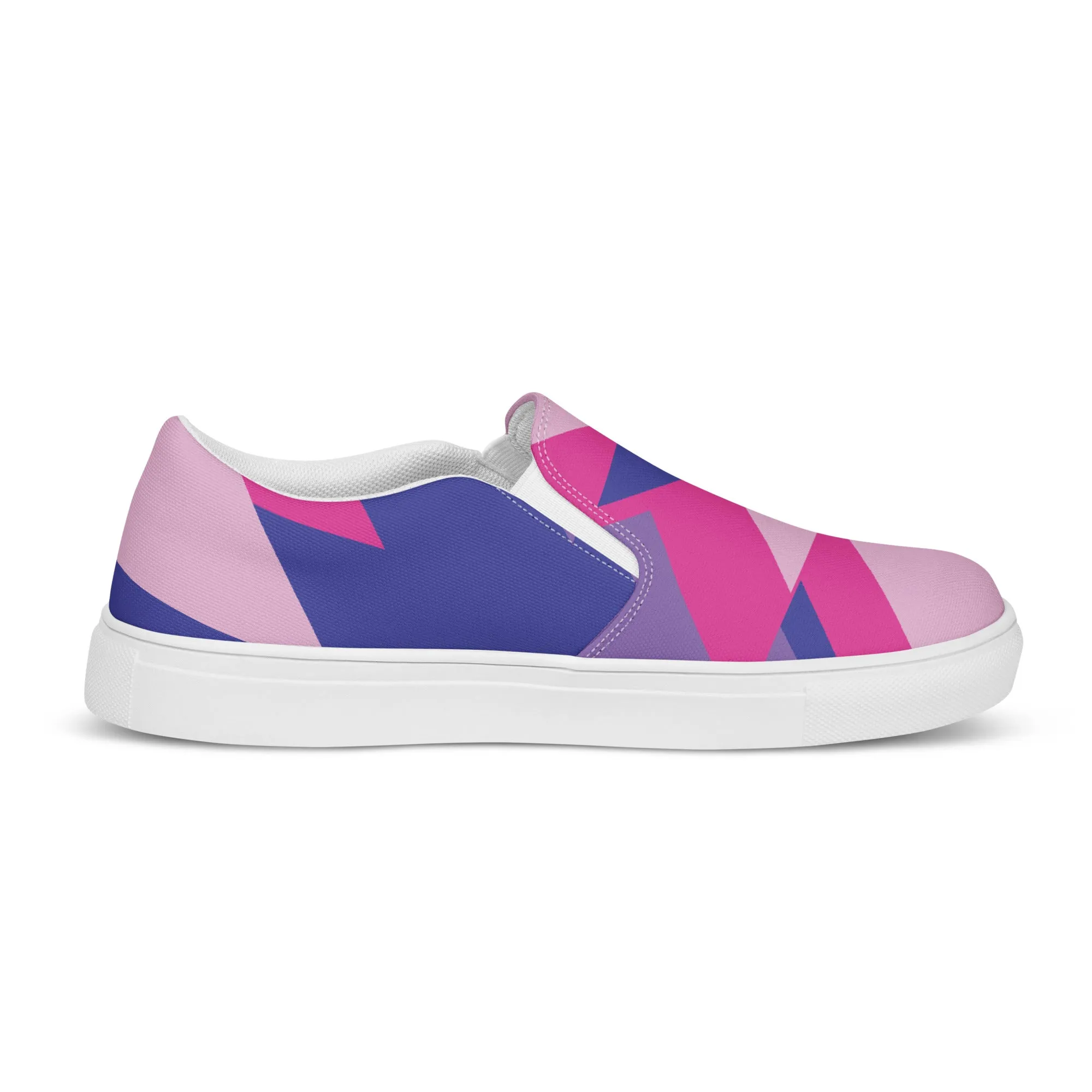 BE BRAVE Men’s Slip-On Canvas Shoes (Bubble Gum)