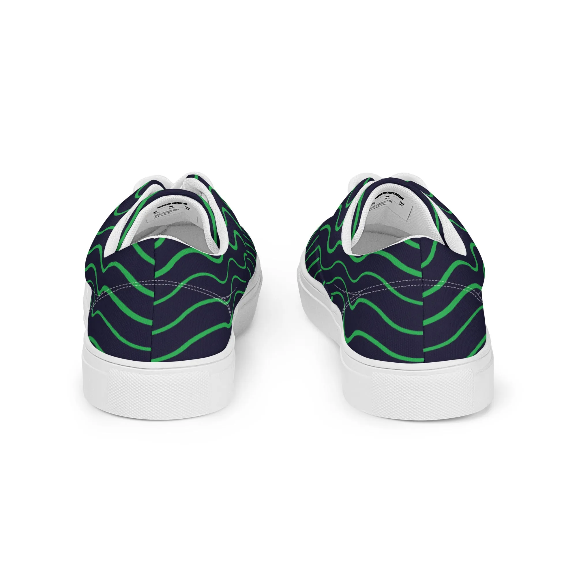 BE LIKE WATER Women’s Lace-Up Canvas Shoes