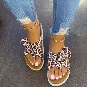 Beach Bowknot Slides