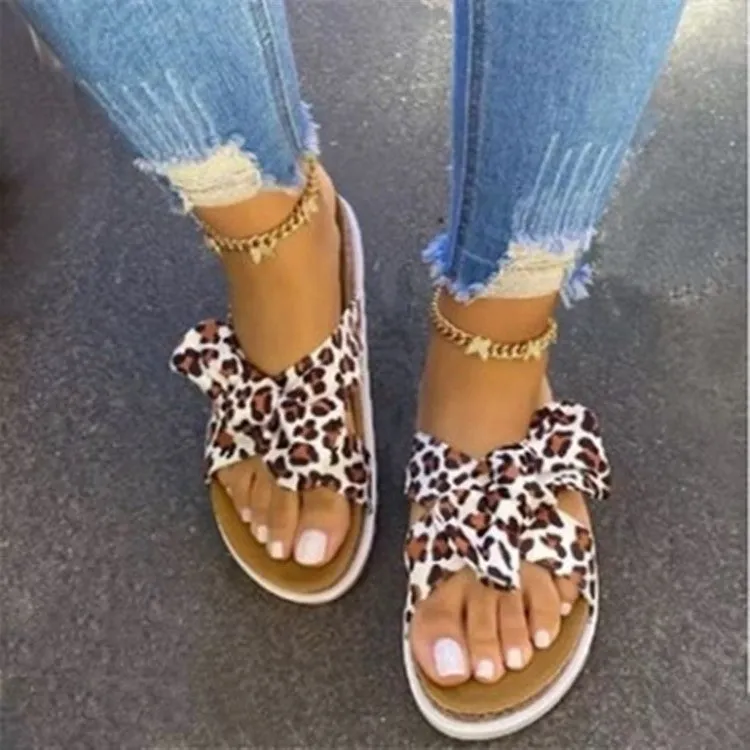 Beach Bowknot Slides