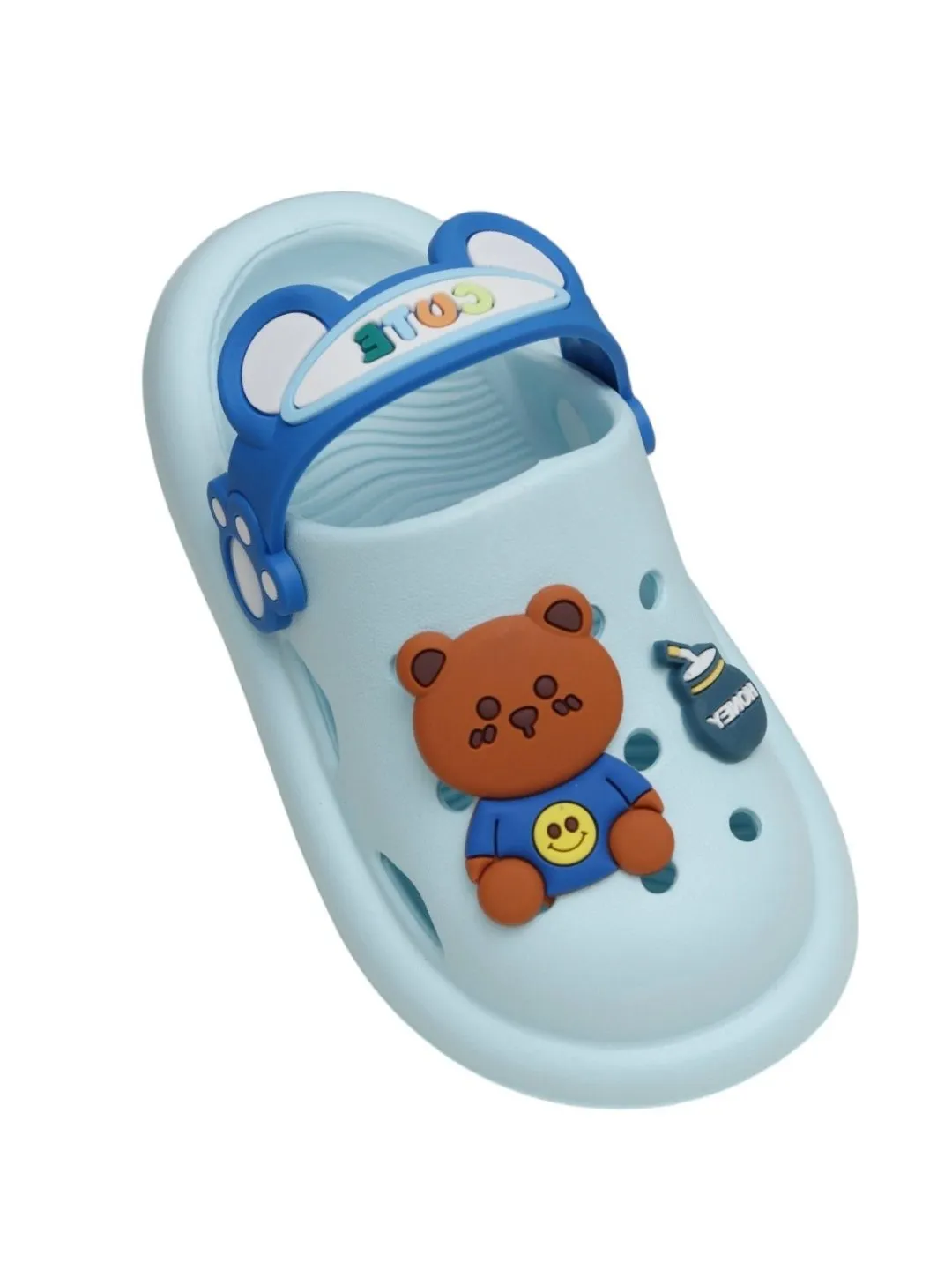 Bear Clogs for Boys, Blue