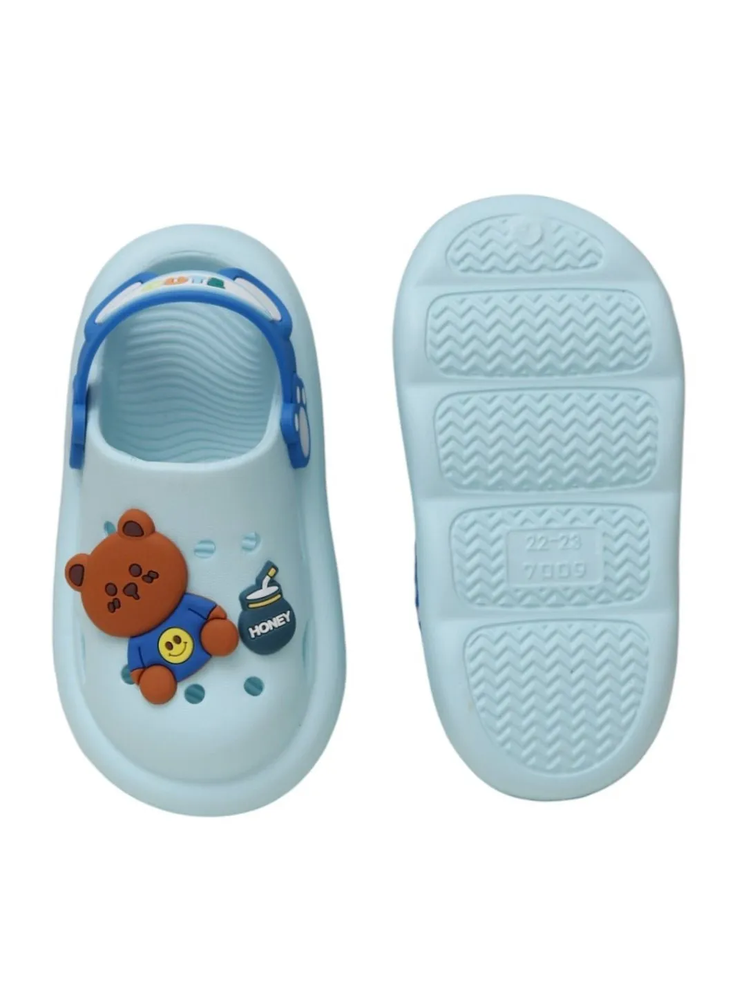 Bear Clogs for Boys, Blue