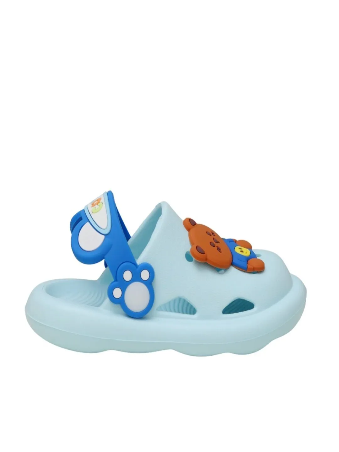 Bear Clogs for Boys, Blue