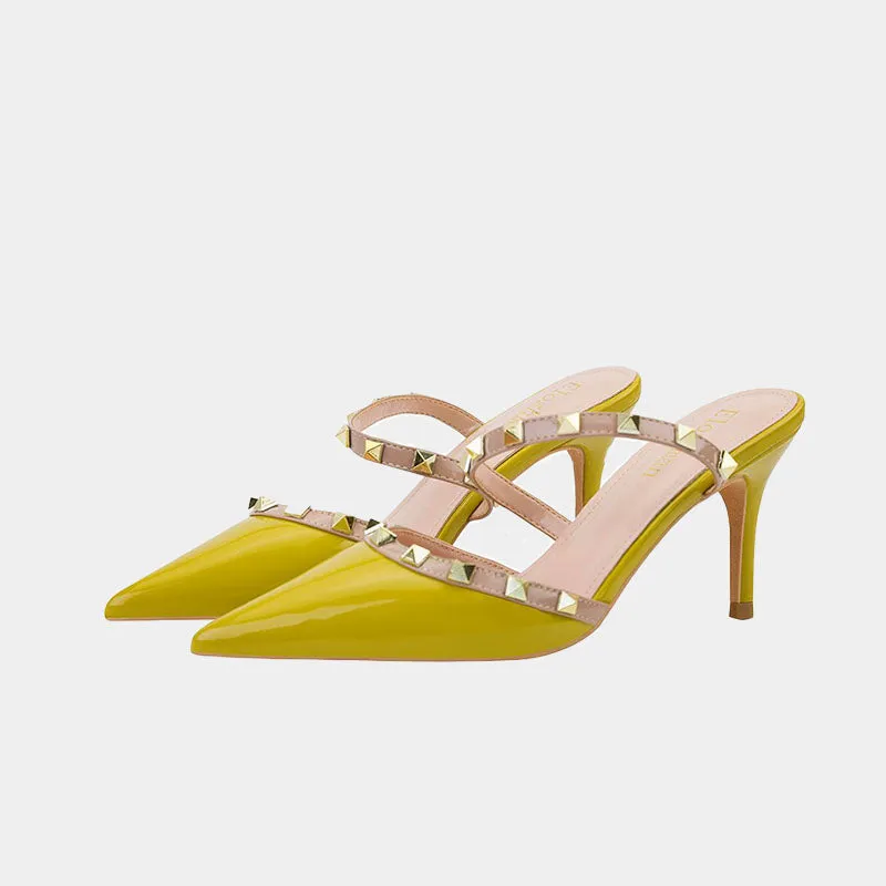 Begonia Ankle Strap Rivets Sandals