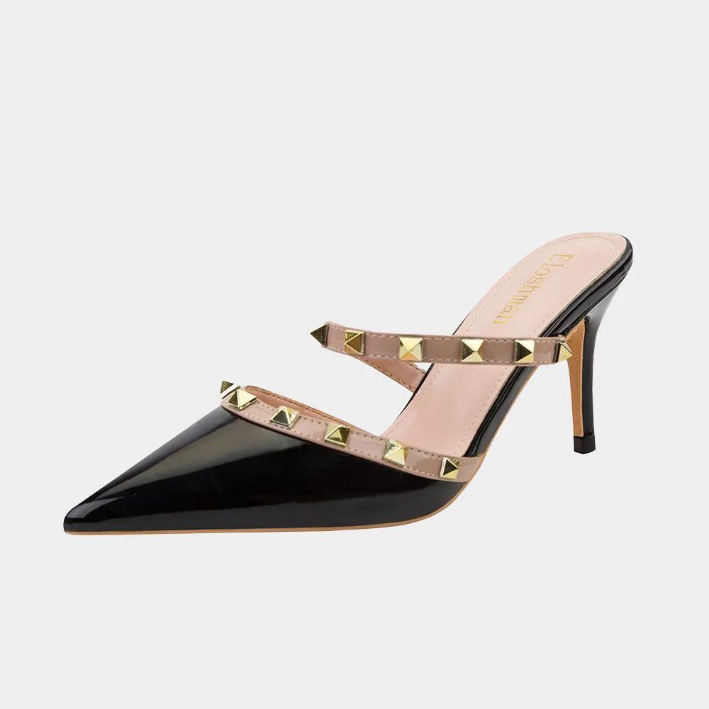 Begonia Ankle Strap Rivets Sandals