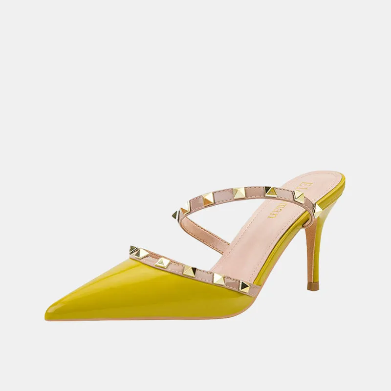 Begonia Ankle Strap Rivets Sandals