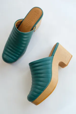 Beklina Ribbed Clog Cypress