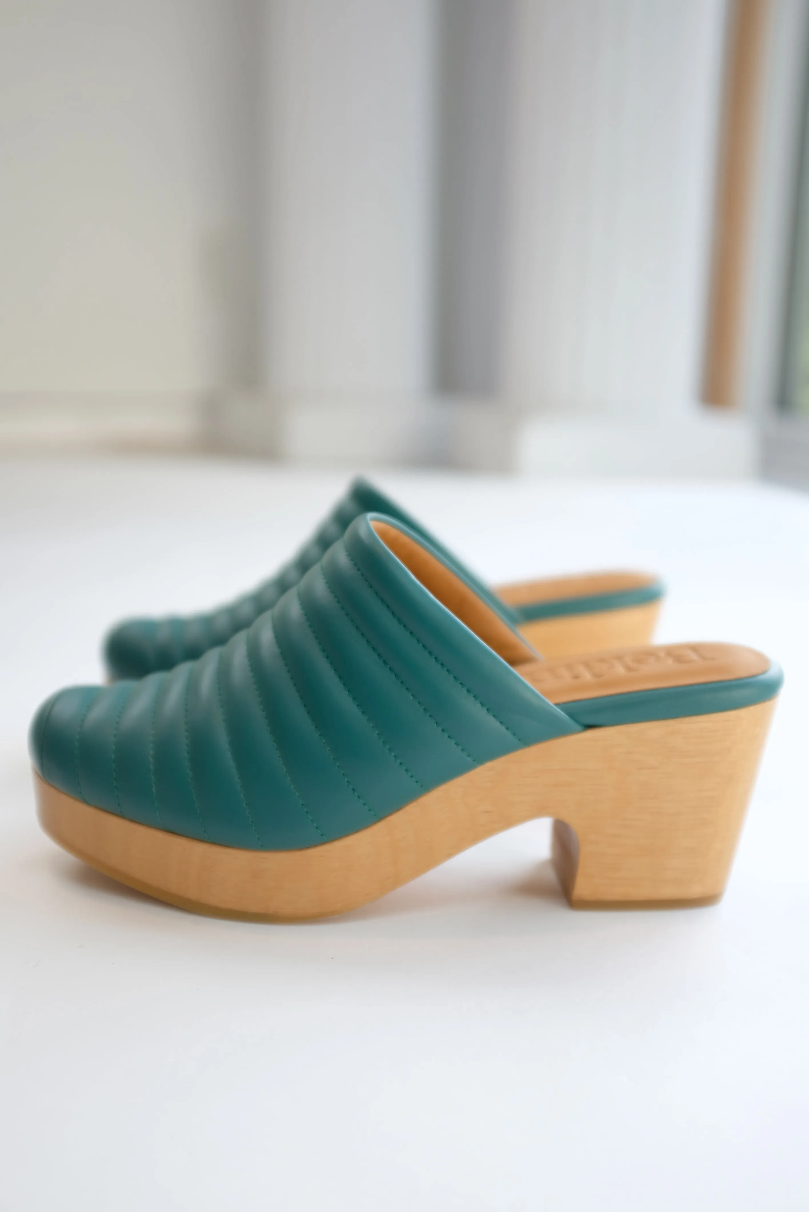 Beklina Ribbed Clog Cypress