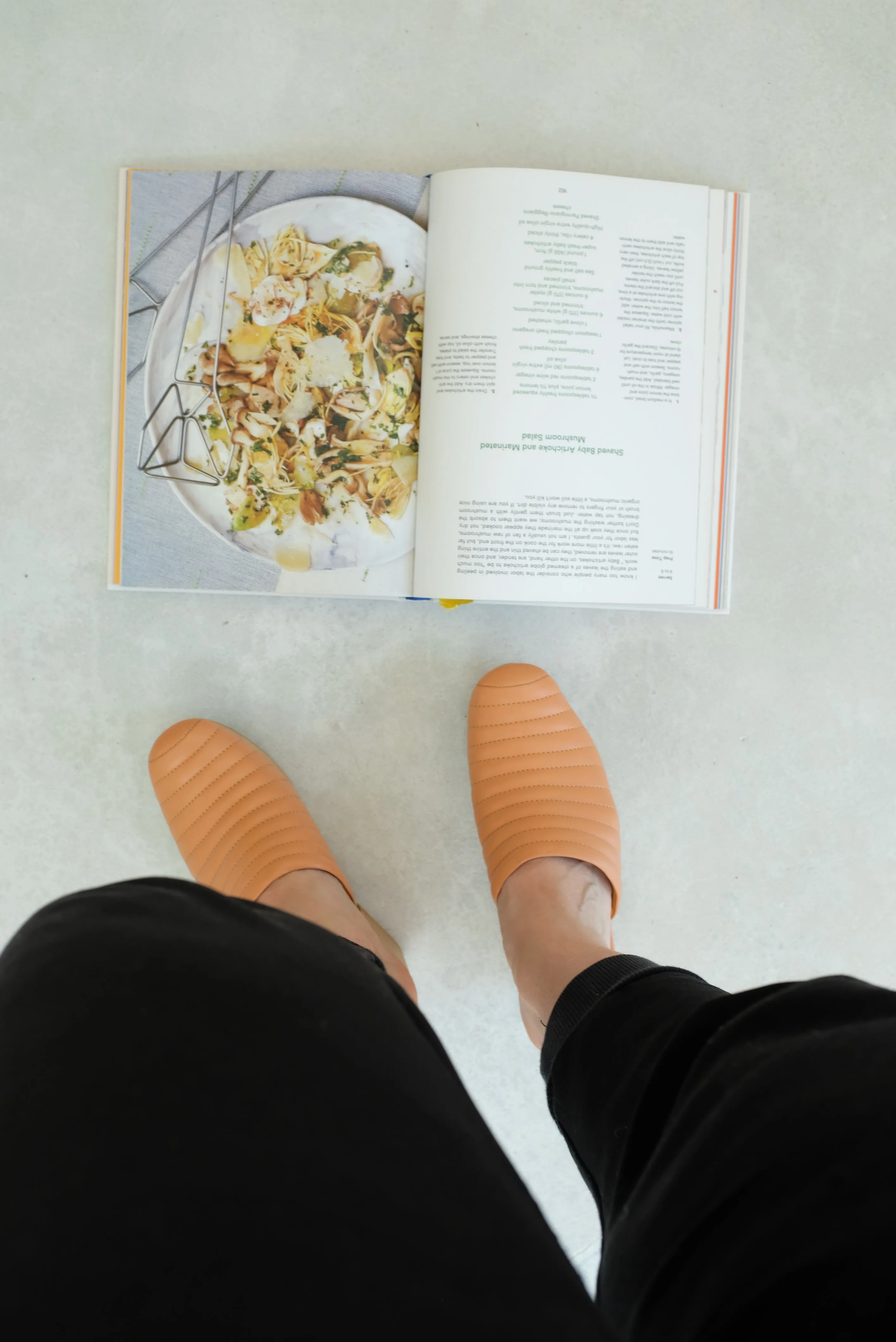 Beklina Ribbed Clog Peach
