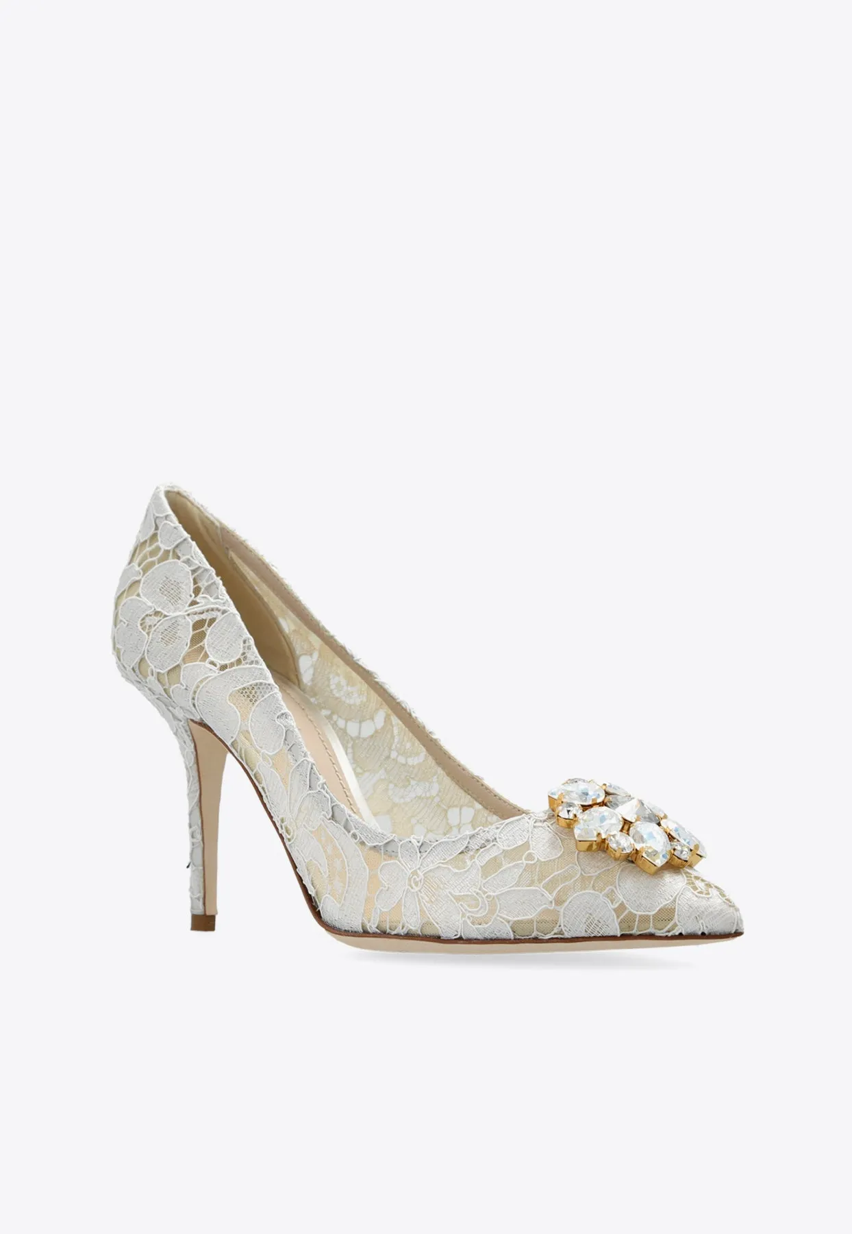 Bellucci 90 Taormina Lace Pumps