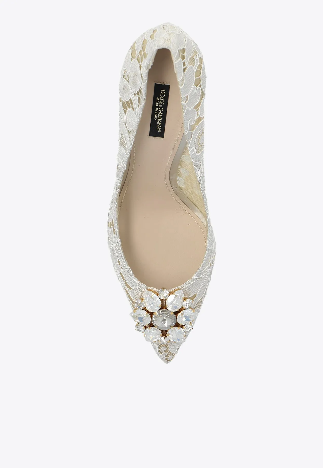 Bellucci 90 Taormina Lace Pumps
