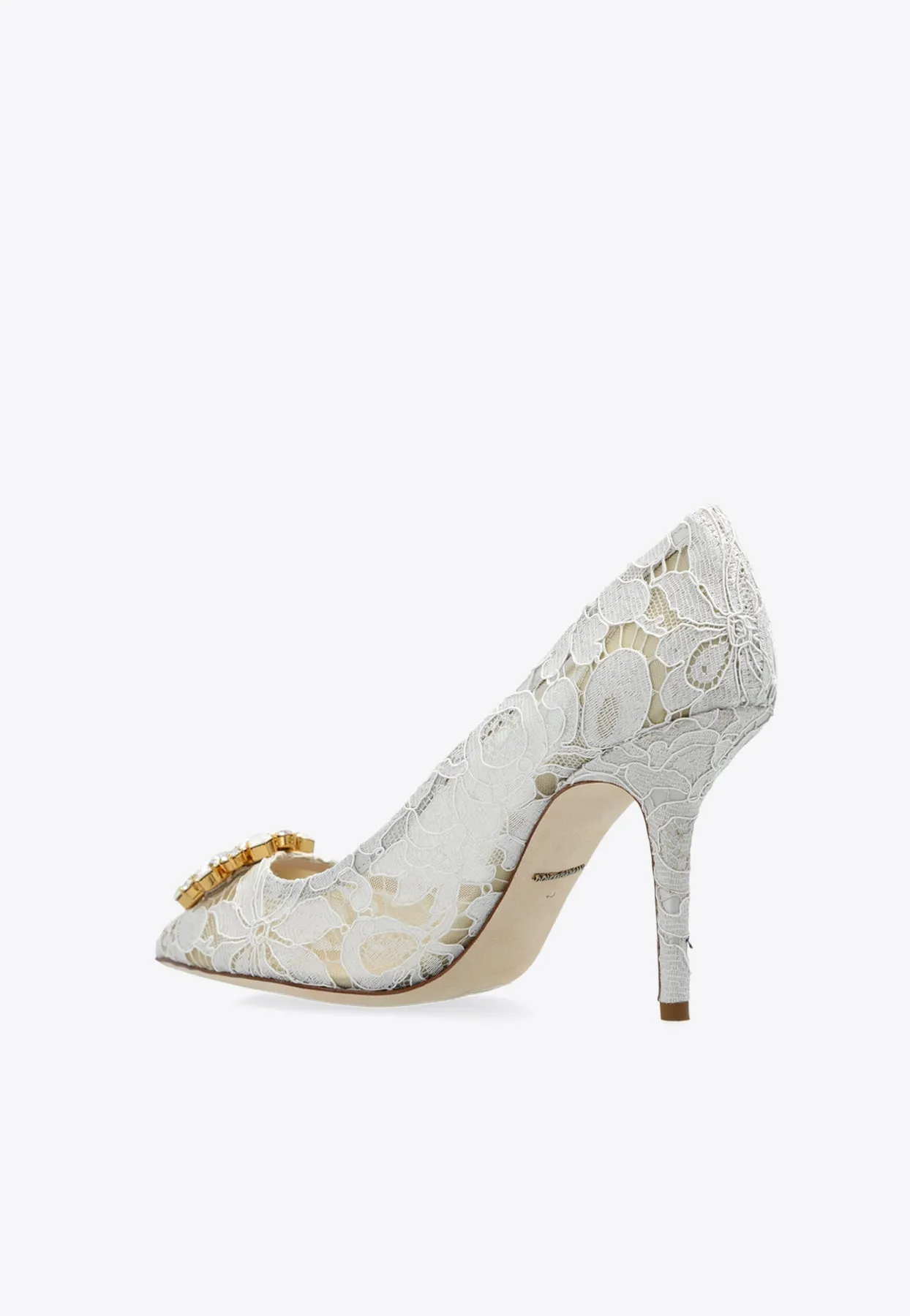 Bellucci 90 Taormina Lace Pumps