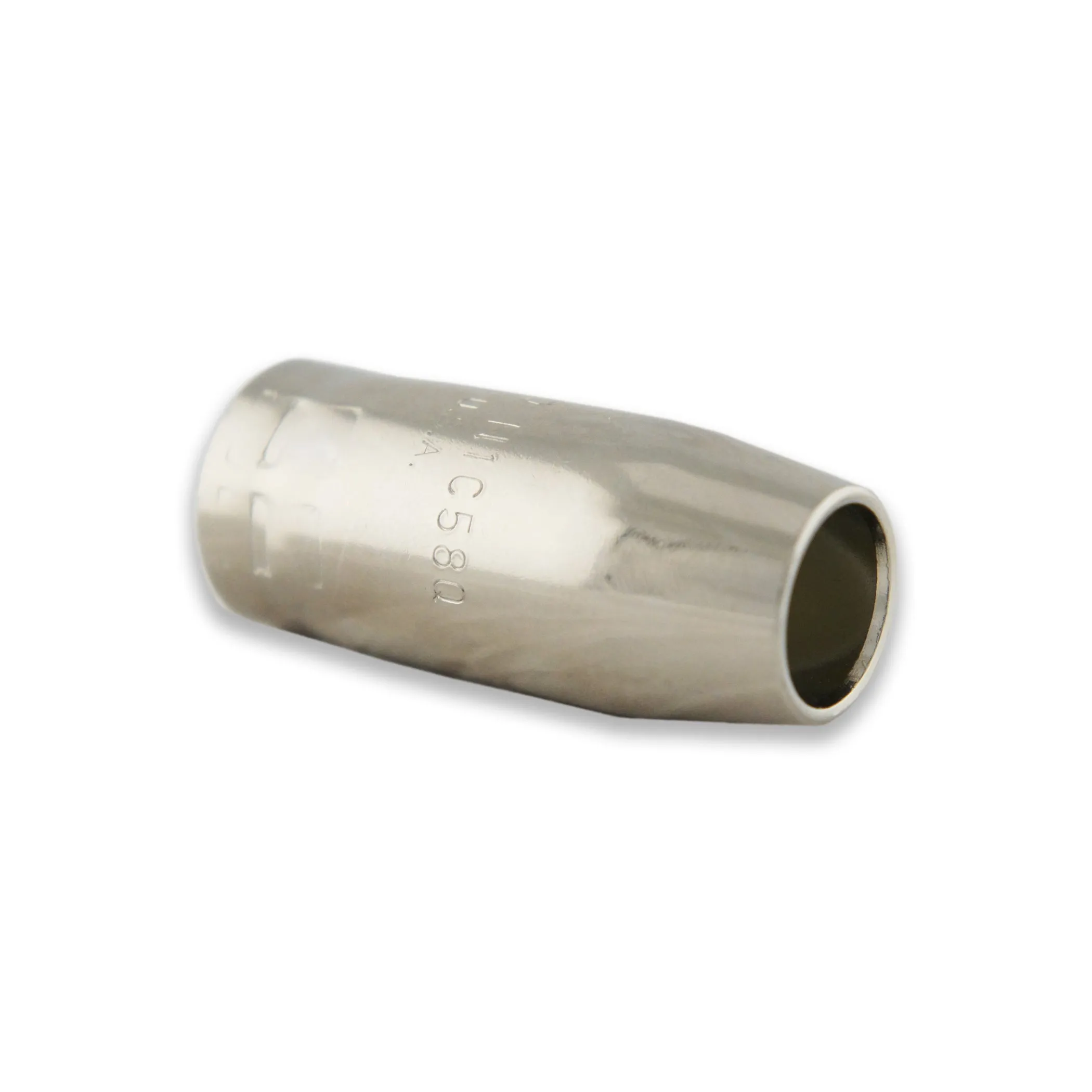 Bernard Quik Tip Thread-On Nozzle, 5/8" Bore, Plated Copper, 10/pk - N1C58Q