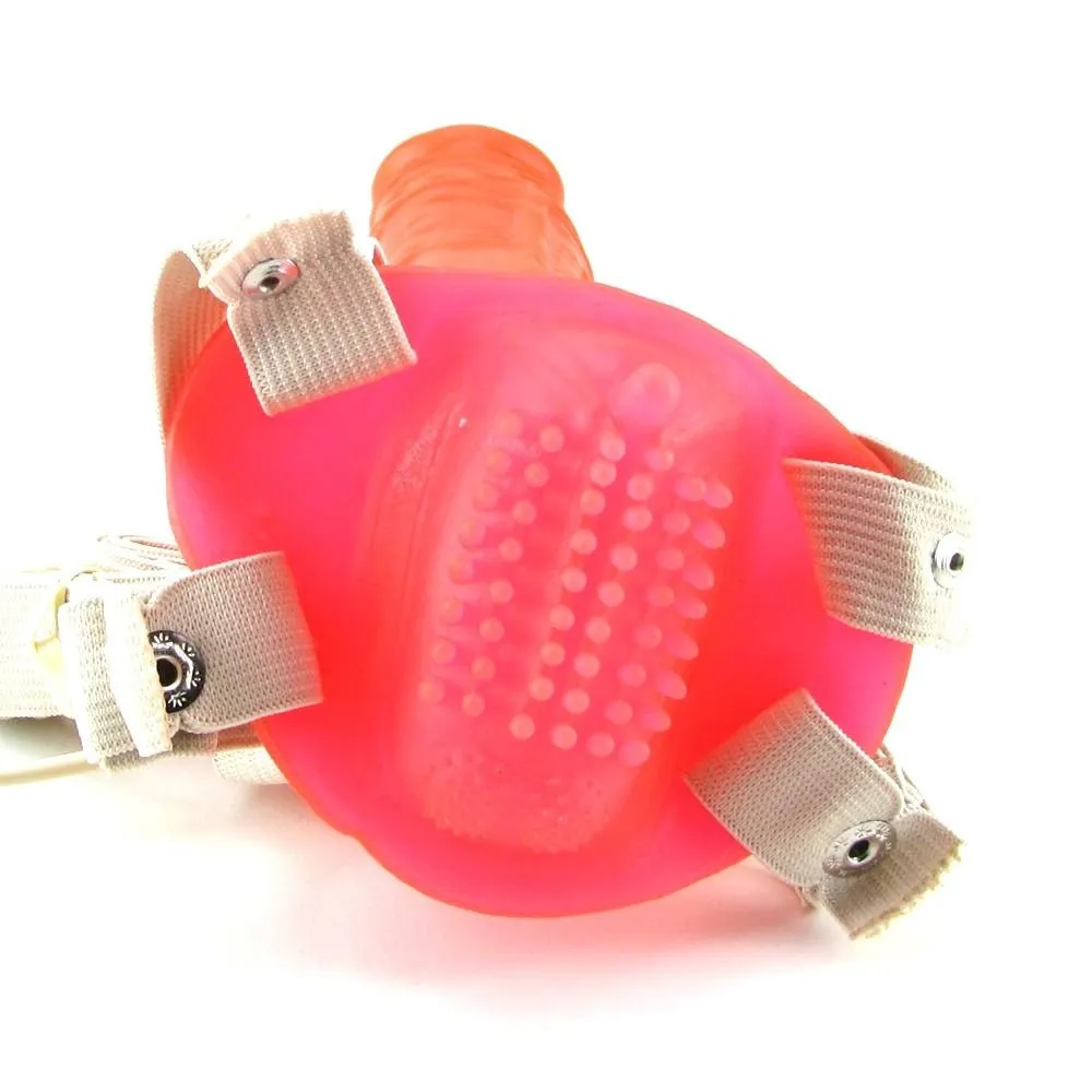Betty's Jelly Bumble Bee Vibrating Strap On