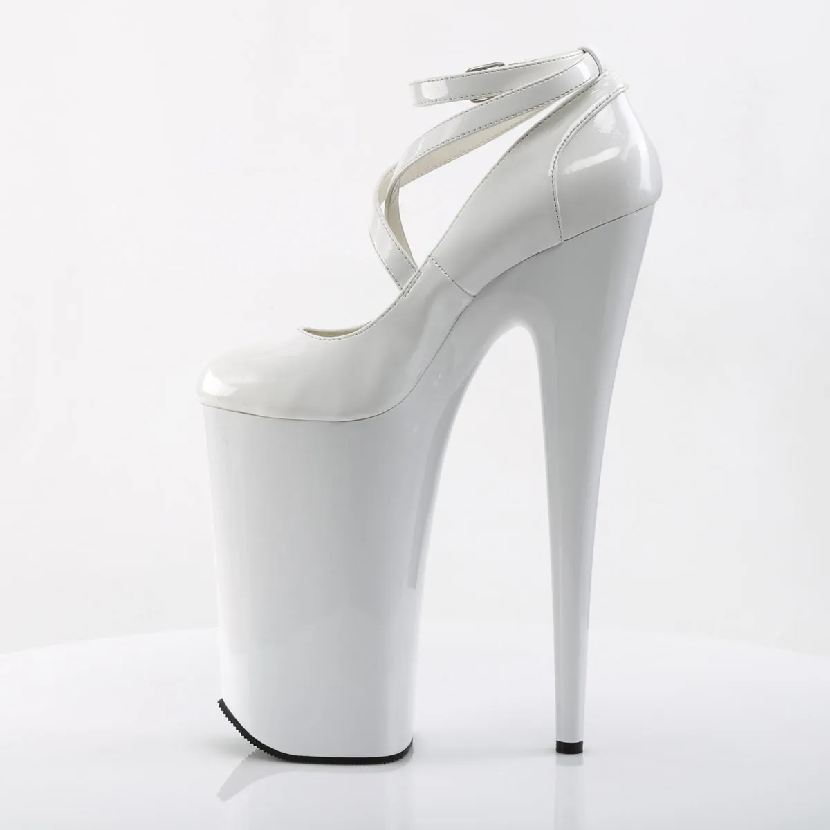 BEYOND-087 Pleaser White Sexy Platform Shoes (Pole Dancing Heels)