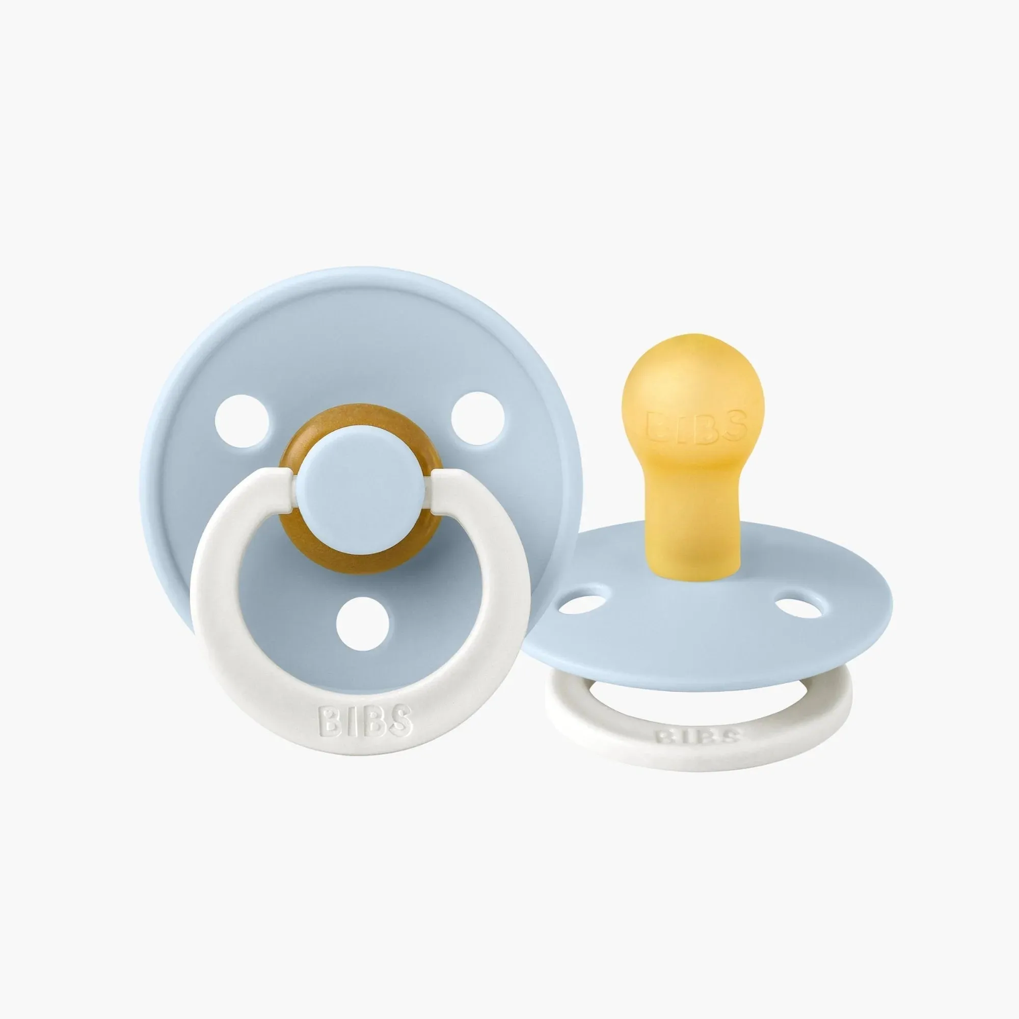 BIBS Pacifier Round GLOW 2pk