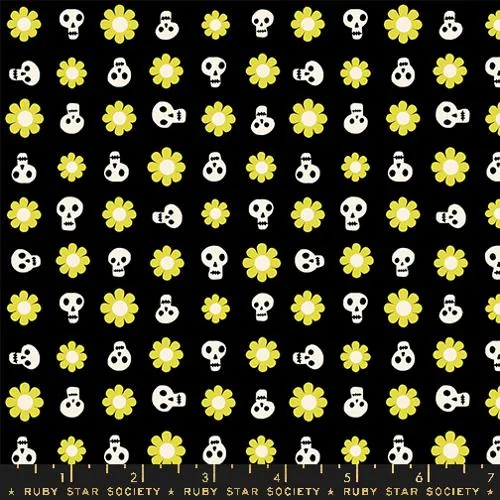 BLACK Glow in the Dark Loves Me Not from Good Spirits, A Collaborative Collection for Ruby Star Society