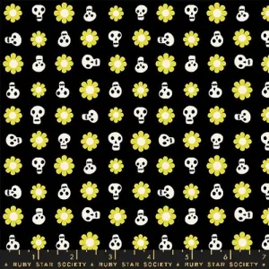 BLACK Glow in the Dark Loves Me Not from Good Spirits, A Collaborative Collection for Ruby Star Society