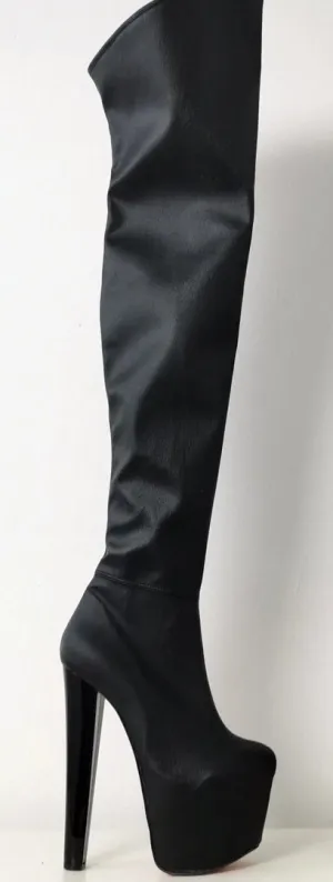 Black Over The Knee Boots