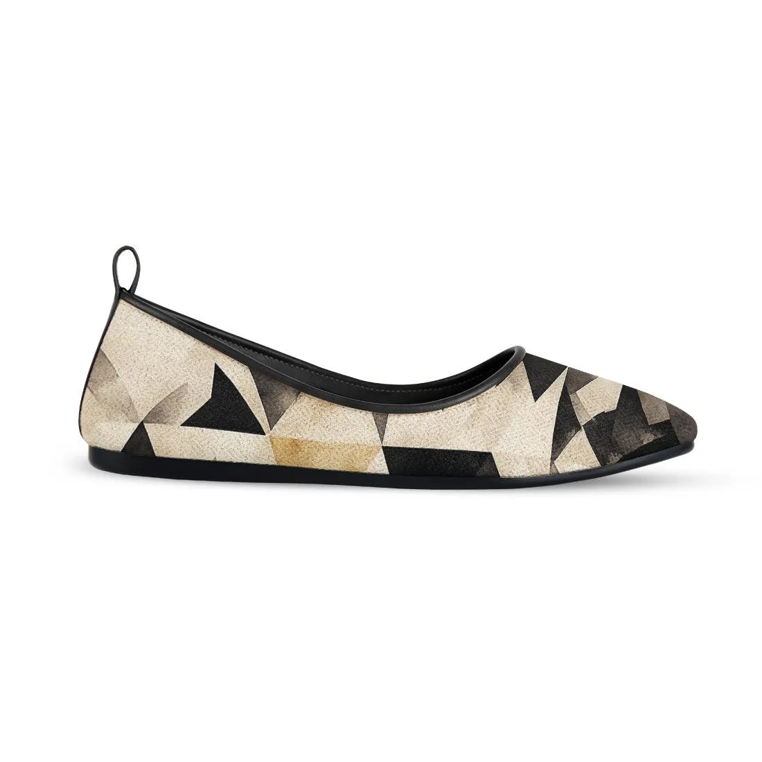 Black Round Toe Shoe Dusty
