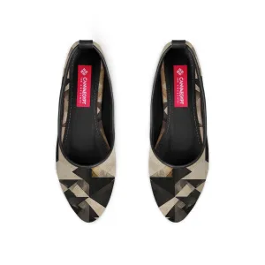 Black Round Toe Shoe Dusty