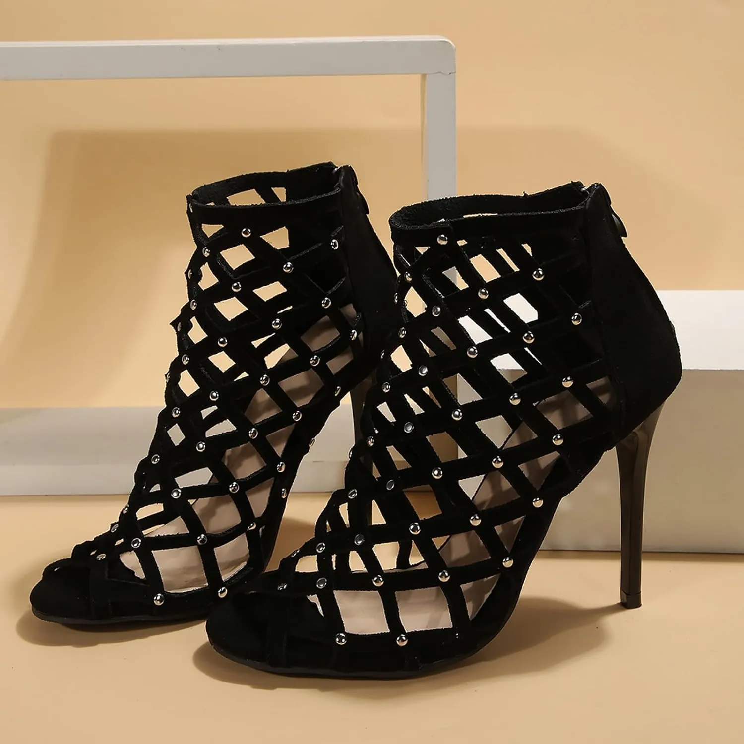 Block Heels Women's Chunk Low Heel Pump Sandals Black Glitter Heels Women's Chunky Low Heels Open Toe Sandals