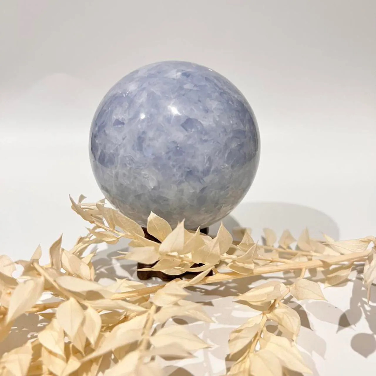 Blue Calcite Crystal Sphere Crystal Ball Blue Crystal