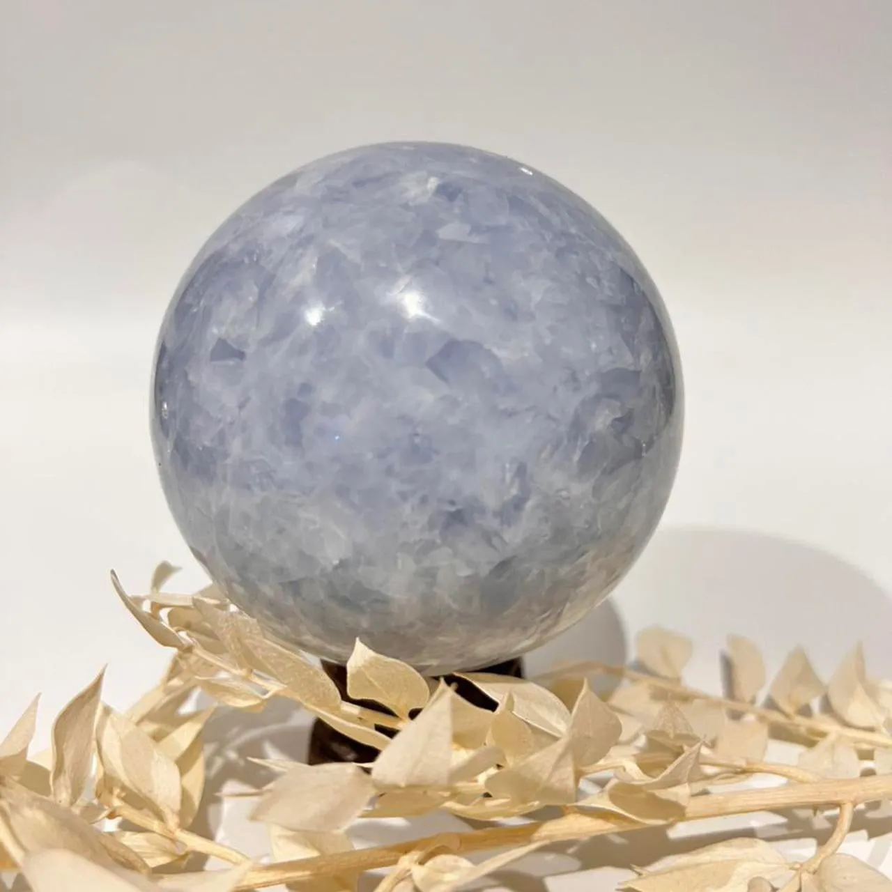 Blue Calcite Crystal Sphere Crystal Ball Blue Crystal