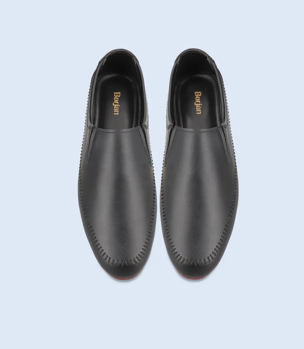 BM6693-BLACK-Men Slip On