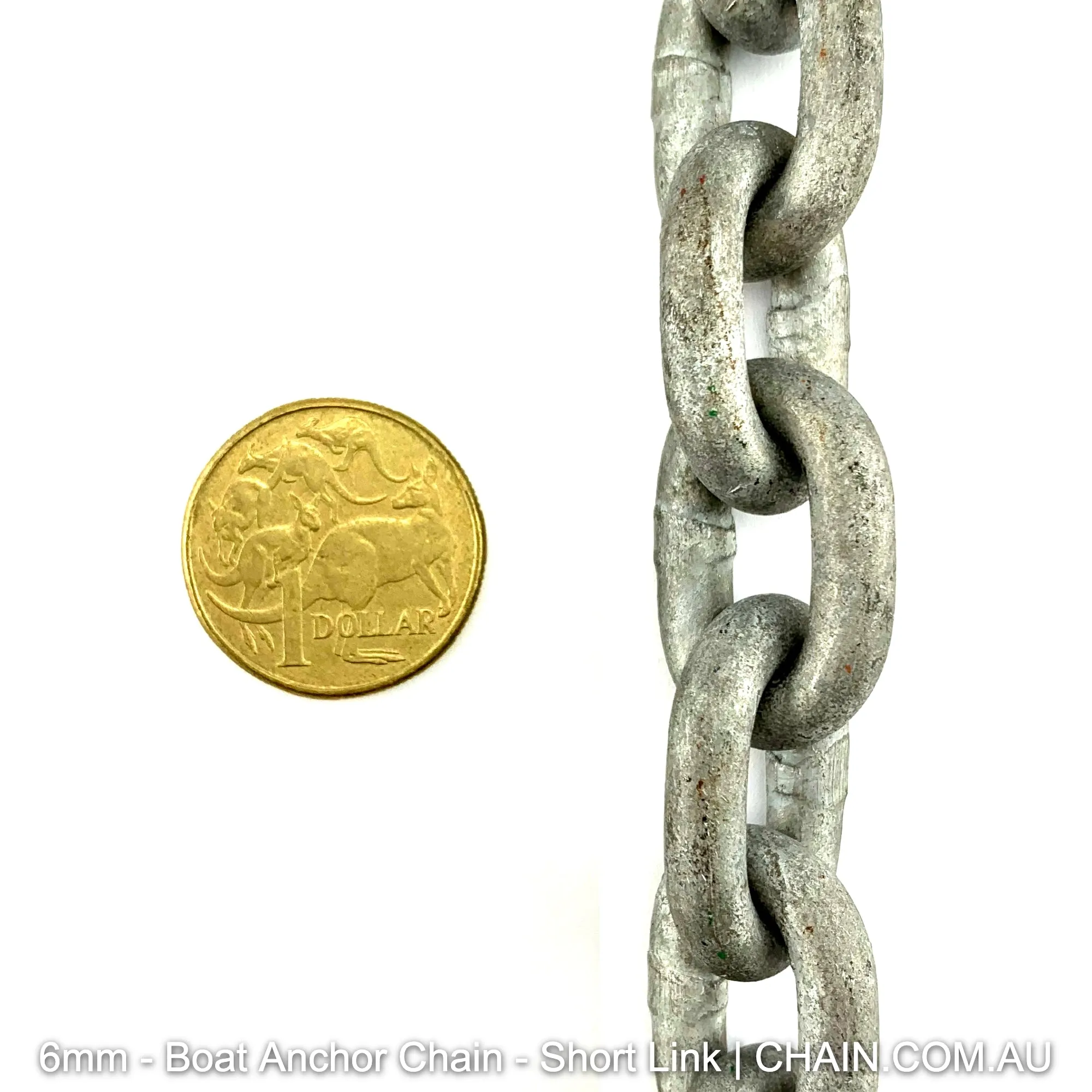 Boat Anchor Chain - Short Link - Galvanised
