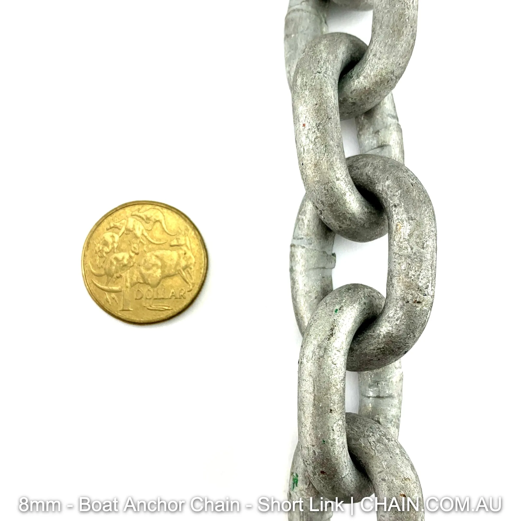 Boat Anchor Chain - Short Link - Galvanised