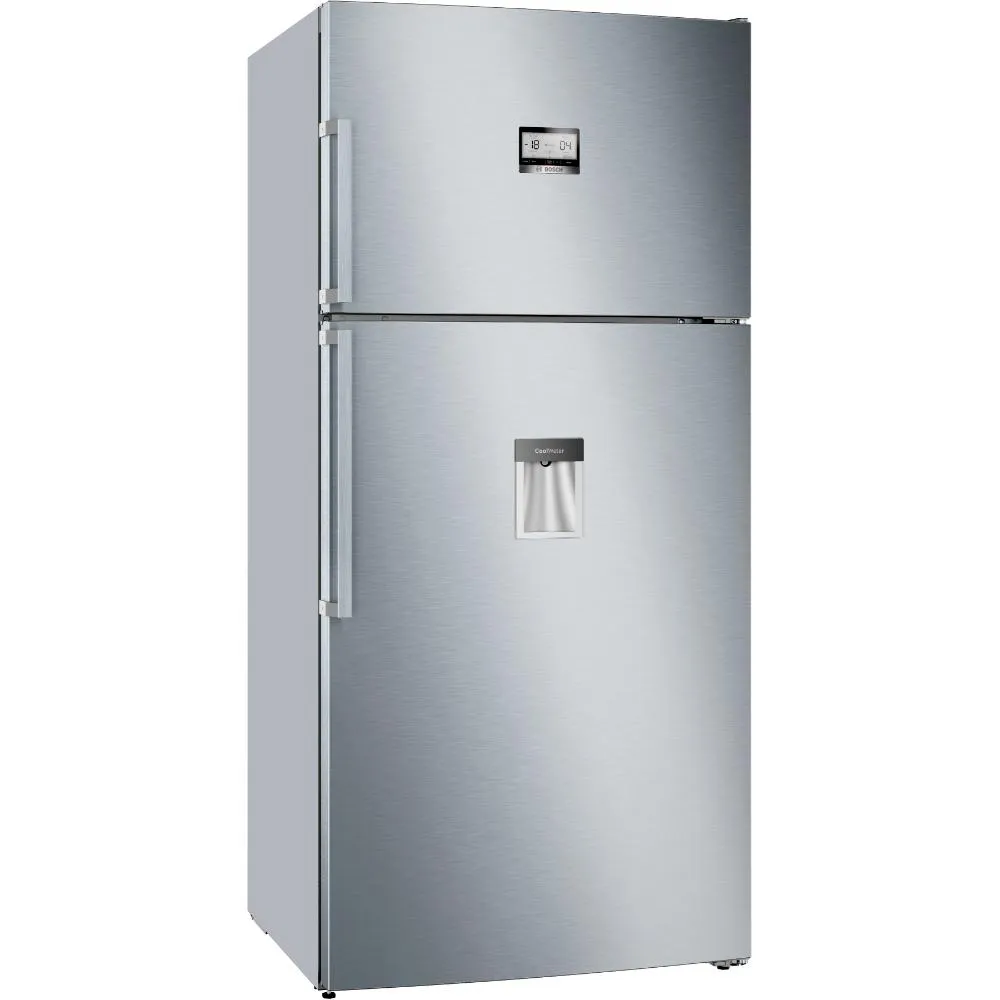Bosch Series 6 Freestanding Fridge-Freezer Refrigerator with Freezer at Top 186x86cm