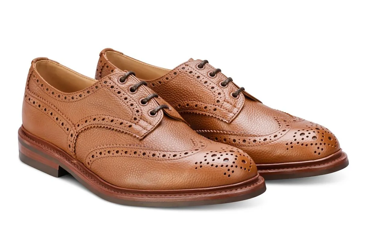 Bourton Country Shoe - Sienna Scotch Grain - Lightweight