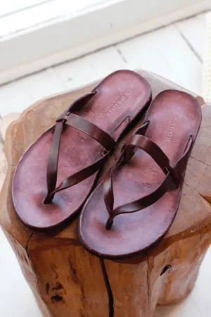 Brador Thong Sandal - Wine